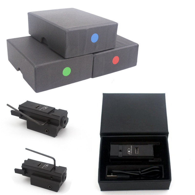Industrial Laser Pointer - Taktyczny mini laser zielony/czerwony ładowany przez