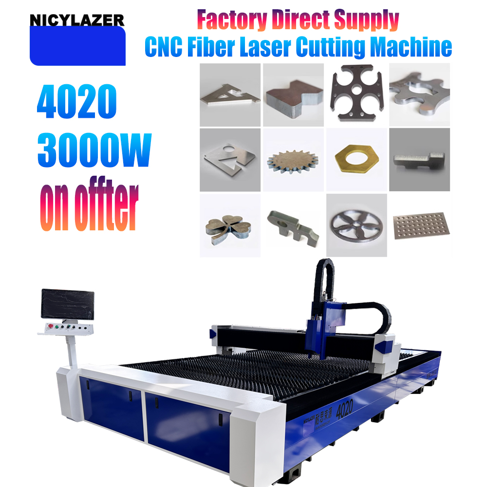 Industrial Laser Cutter For Metal - NICYLAZER CNC 3000W 4020 Włóknowa Wycinarka