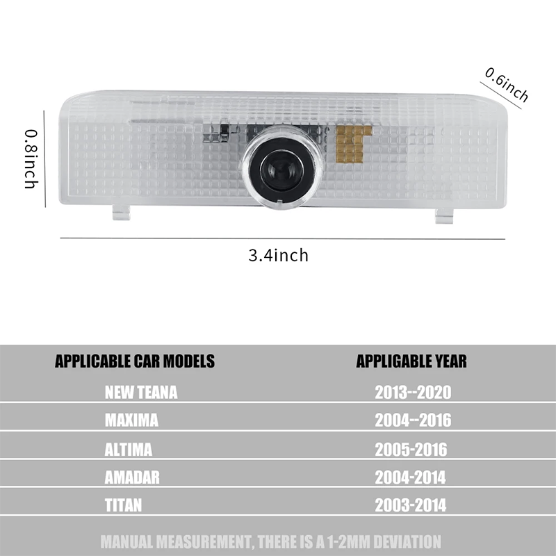 2 szt. Lampki LED z logo do dr – Industrial Laser Projection recenzja i cena