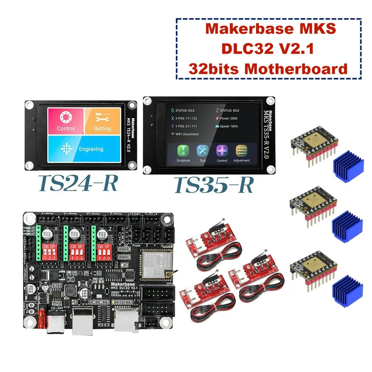 Makerbase MKS DLC32 V2.1 32-bi – Industrial Laser Engraving Machine recenzja i cena