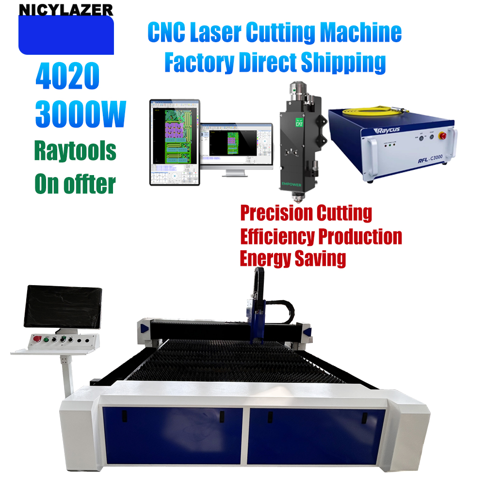 NICYLAZER CNC 3000W 4020 Włókn – Industrial Laser Cutter For Metal recenzja i cena