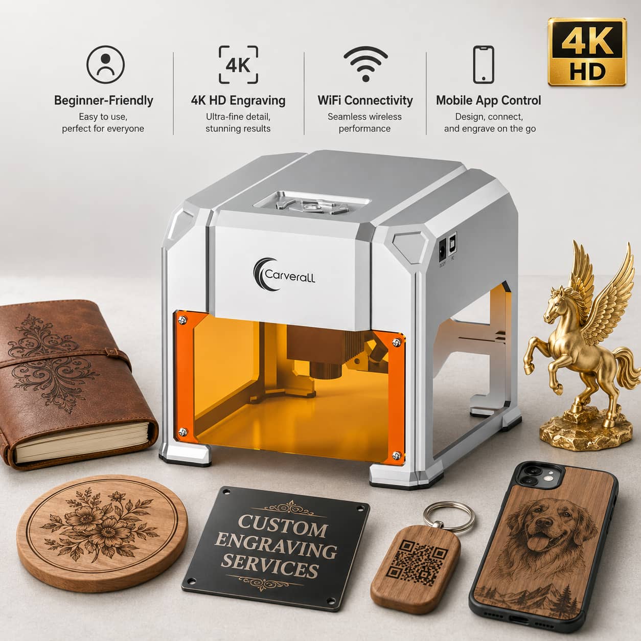 Laserowa grawerka Carverall, K – Fiber Laser Cutting Machine recenzja i cena