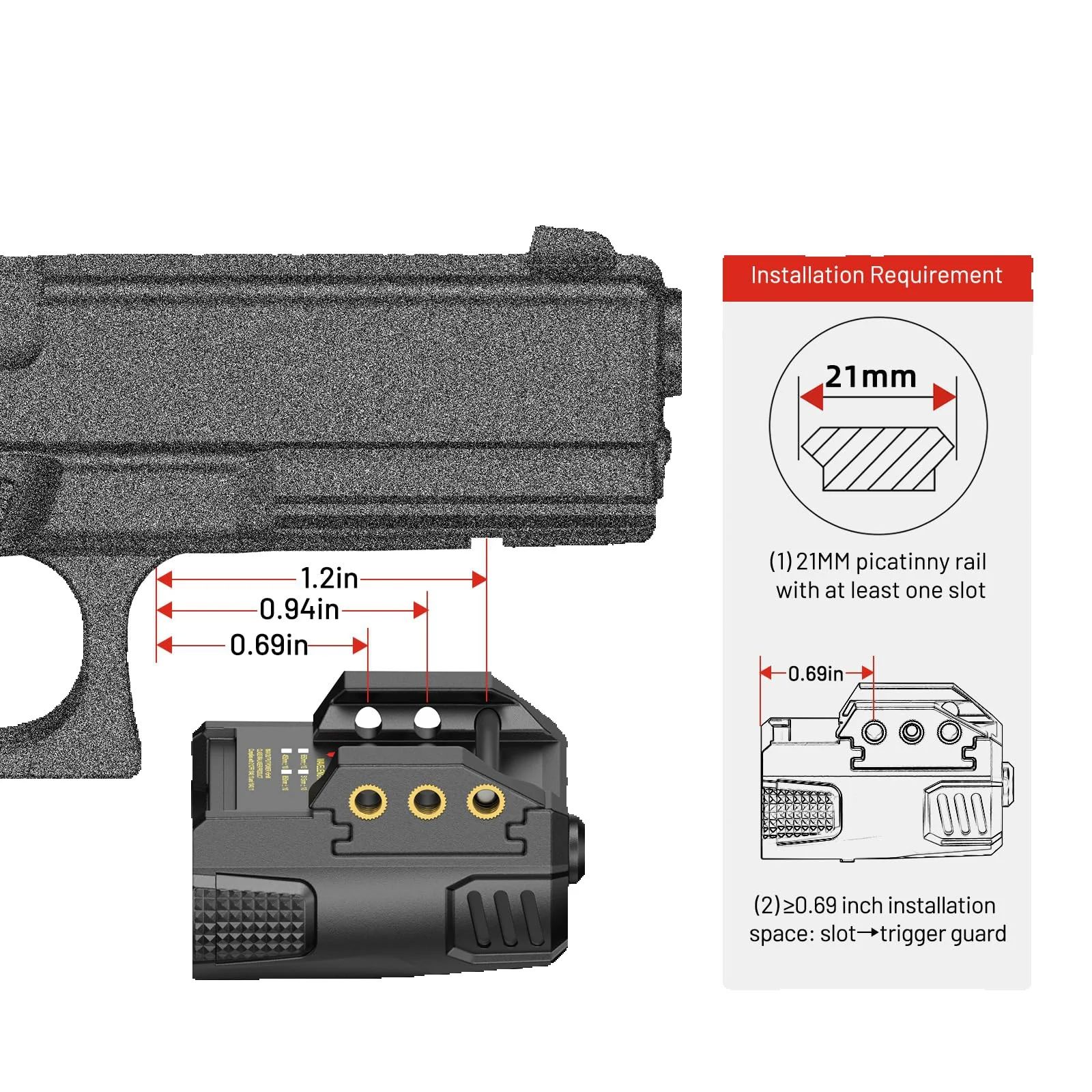 Kompaktowy celownik laserowy E – Industrial Laser Pointer recenzja i cena