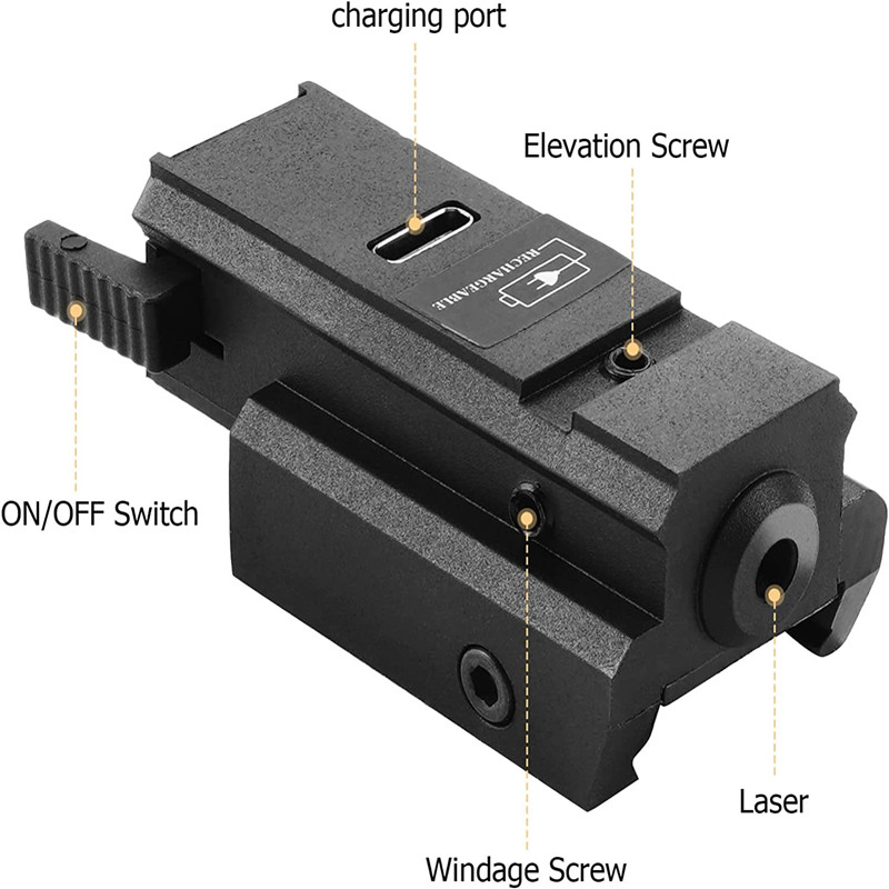Ładowanie przez USB Mini czerw – Industrial Laser Pointer recenzja i cena